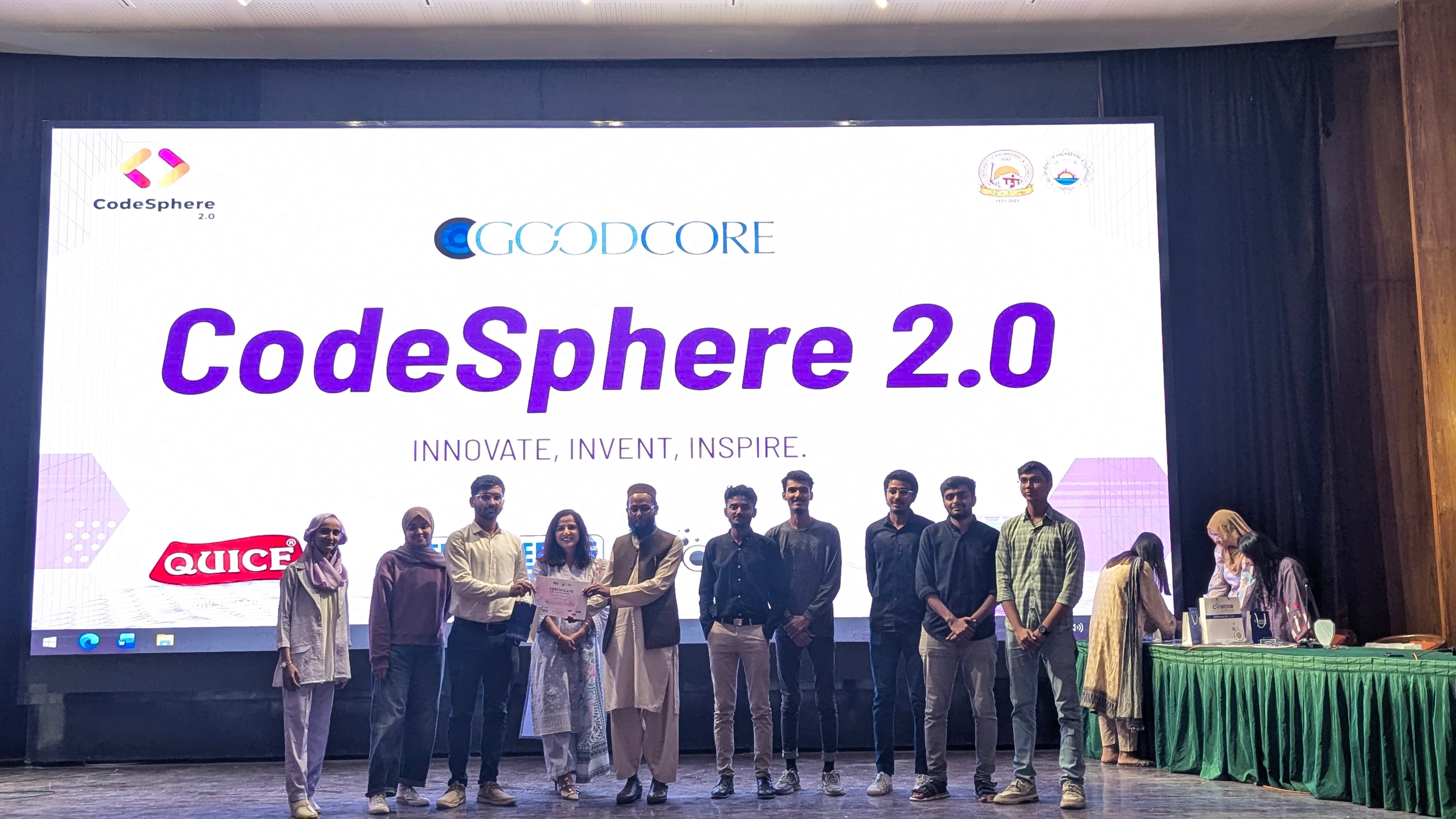 Technical Team Lead and Problem Setter of Codesphere 2.0 organized by Software Engineering Department